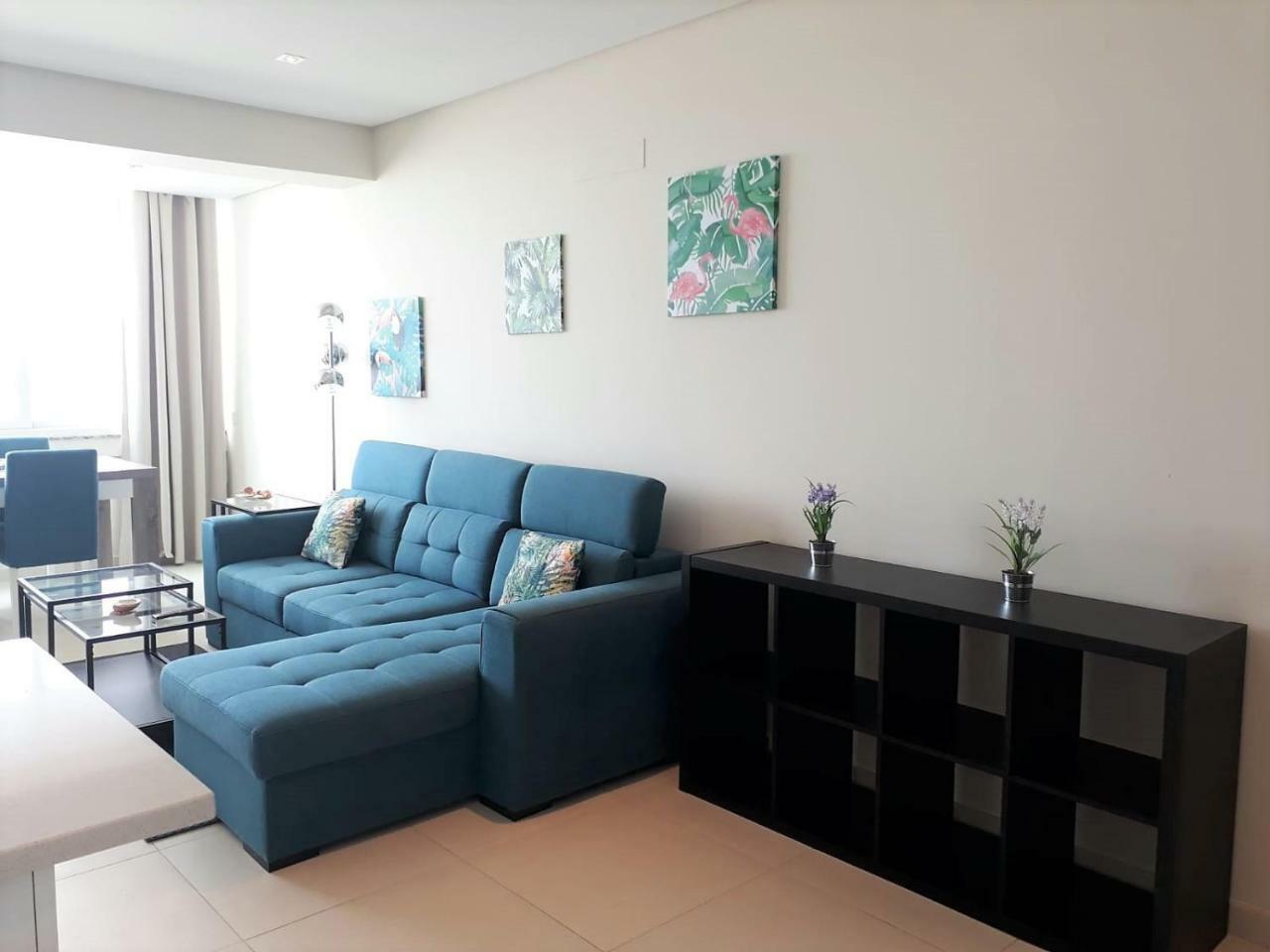 Abmar- Por-Do-Sol, Vista Mar, Remodelado, Wifi, 80Mt Praia Quarteira Luaran gambar