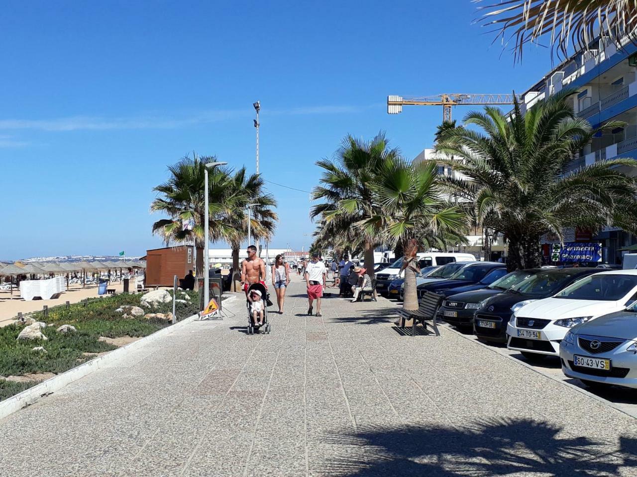 Abmar- Por-Do-Sol, Vista Mar, Remodelado, Wifi, 80Mt Praia Quarteira Luaran gambar