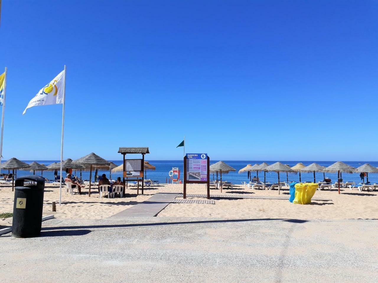 Abmar- Por-Do-Sol, Vista Mar, Remodelado, Wifi, 80Mt Praia Quarteira Luaran gambar